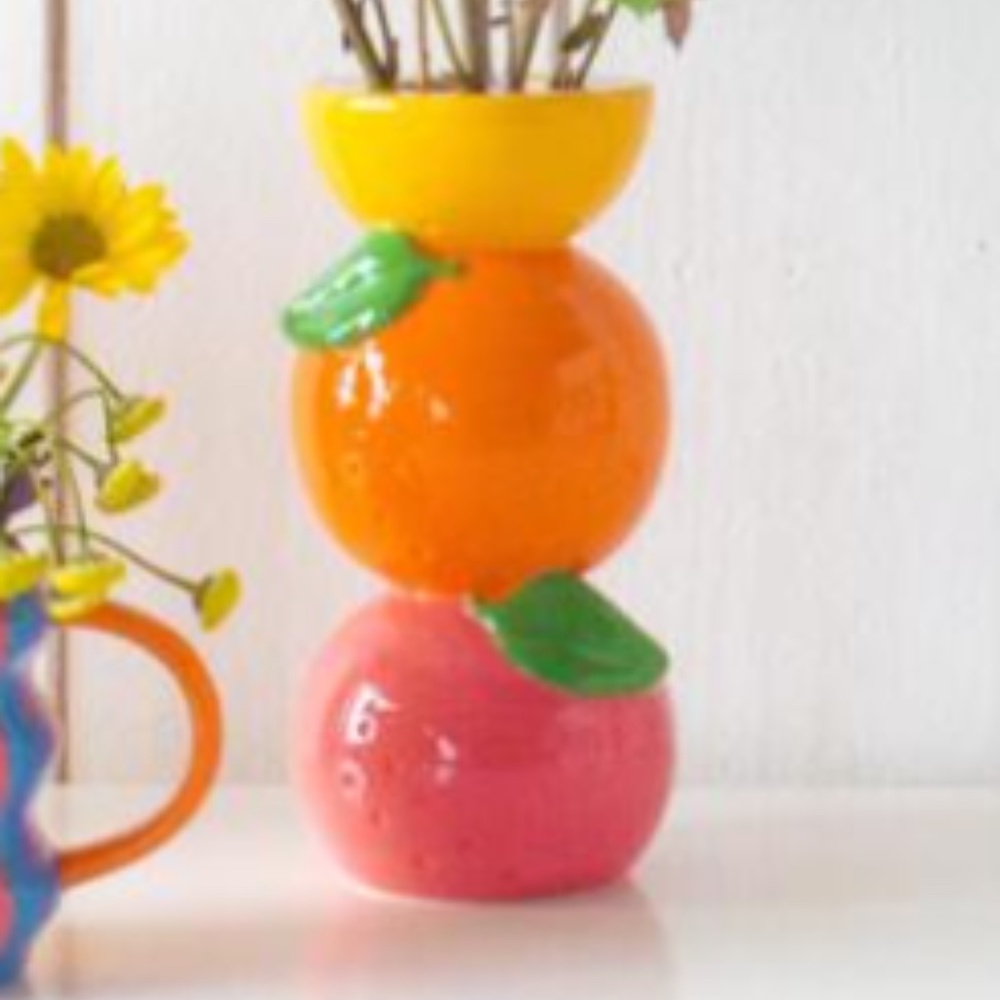 Ban.do Ceramic Vase - Stacked Citrus